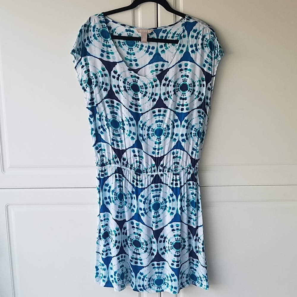 Banana Republic tie dye tunic dress